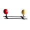 Space Age Iron and Wood Coat Rack, Image 8