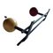 Space Age Iron and Wood Coat Rack, Image 9