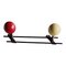 Space Age Iron and Wood Coat Rack, Image 12