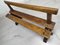 Vintage Rustic Oak Bench, Image 7