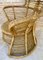 Spanish High Back Armchair in Bamboo Wicker, 1970s, Set of 2, Image 7