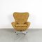 Vintage Swivel Chair in Fabric and Steel 1