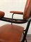 Vintage Italian Chair in Metal and Skai, 1950s 3