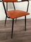 Vintage Italian Chair in Metal and Skai, 1950s 5