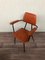 Italienischer Vintage Stuhl aus Metall & Skai, 1950er 10