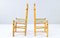 Mediterrane Vintage Stühle aus Holz & Seil, 1920er, 2er Set 4