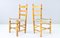 Vintage Mediterranean Chairs in Wood and Rope, 1920s, Set of 2 3