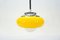 Vintage Hanging Lamp in Yellow Guzzini 3