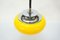 Vintage Hanging Lamp in Yellow Guzzini 9