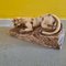 Escultura francesa Art Déco de alabastro de tigre rastrero, años 20, Imagen 5