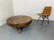 Tavolino da caffè Wabi-Sabi vintage rustico in legno di quercia, anni '30, Immagine 7