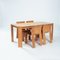 Dutch Bent Plywood Strip Set Dining Room Table Chairs by Gijs Bakker for Castelijn, 1970s, Set of 6 6