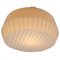 Vintage White Opaline Glass Ceiling Lamp, Image 2