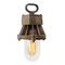 Vintage Industrial Cast Iron Clear Glass Pendant Lamp, Image 2