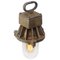 Vintage Industrial Cast Iron Clear Glass Pendant Lamp, Image 4