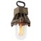 Vintage Industrial Cast Iron Clear Glass Pendant Lamp, Image 3