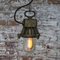 Vintage Industrial Cast Iron Clear Glass Pendant Lamp 5