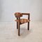 Italian Wooden Armchairs, 1960s, Set of 6, Image 9