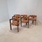 Italian Wooden Armchairs, 1960s, Set of 6, Image 5
