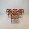 Italian Wooden Armchairs, 1960s, Set of 6, Image 7