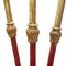 18th -Century Golden Holders on Red Procession Sticks 2