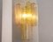 Lámpara de pared italiana grande de cristal de Murano, años 90, Imagen 8