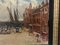 F Knot, Dutch Canal Scene, Oil Painting, Framed, Image 11
