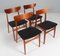 Vintage Chairs, 1960s, Set of 4 2