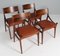 Vintage Dining Chairs from Vestervig Eriksen, 1960s, Set of 4, Image 2
