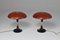Italian Red Aluminum Table Lamps, 1960s, Set of 2, Image 10