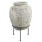 Large Earthenware Jar on Stand 2