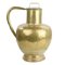 Goldene Vintage Vase aus Messing 1