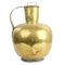 Goldene Vintage Vase aus Messing 1