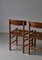 People's Chairs by Børge Mogensen, 1940s, Set of 4 8