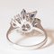 Anello vintage in oro bianco 14k con zaffiri e diamanti a taglio brillante, anni '90, Immagine 5