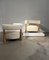 Set of Bouclette & Light Wood Easy Chairs, Image 4