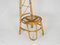 Italian Vintage High Back Rattan Chair, 1960s 3