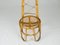 Italian Vintage High Back Rattan Chair, 1960s 5