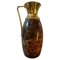 Mid-Century Modern Brown Goatskin and Brass Carafe by Aldo Tura, 1950s 1