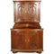 Small Baroque Corner Cabinet in Oak, 18th Century 1