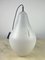 Opaline Glass Pendant Light, Italy, 1960s 7