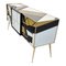 Credenza with Four Drawers and One Door in Murano Glass, 1980s 5