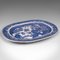 Antique English Ceramic Willow Pattern Serving Plate, Image 2