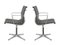 Fauteuils Pivotants EA107 Vintage par Charles & Ray Eames pour Vitra, 1970s, Set de 2 2