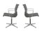 Vintage EA107 Swivel Chairs by Charles & Ray Eames for Vitra, 1970s, Set of 2, Image 2