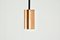 Lámpara colgante italiana de cobre, años 60, Imagen 1