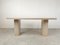 Vintage Travertine Dining Table, 1970s, Image 9