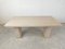 Vintage Travertine Dining Table, 1970s, Image 4