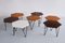 Modular Hexagonal Coffee Tables by Gio Ponti for Isa Bergamo, Italy, 1950s, Set of 7 5