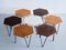 Modular Hexagonal Coffee Tables by Gio Ponti for Isa Bergamo, Italy, 1950s, Set of 7 2